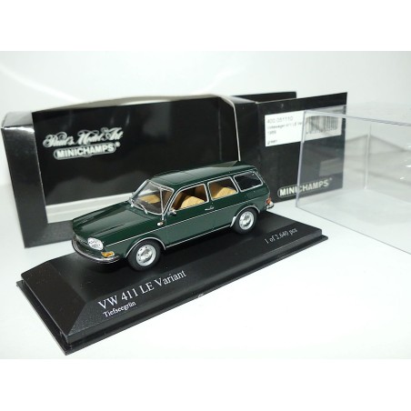 VW 411 LE VARIANT 1969 Vert MINICHAMPS 1:43