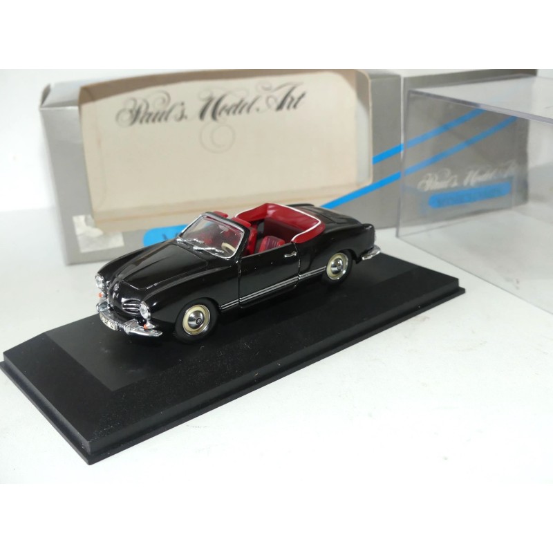 VW KARMANN GHIA CABRIOLET Noir MINICHAMPS 1:43