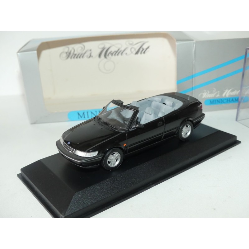 SAAB 900 CABRIOLET 1995 Noir MINICHAMPS 1:43