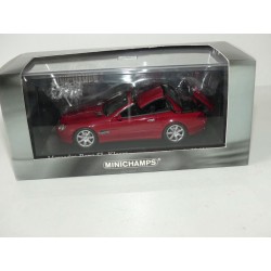 MERCEDES CLASSE SL Phase 1 R230 2001 Rouge MINICHAMPS 1:43