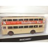 AUTOBUS DE BERLIN DOUBLE ETAGE BUSSING D2U SCHULTHEISS BIER MINICHAMPS 1:43