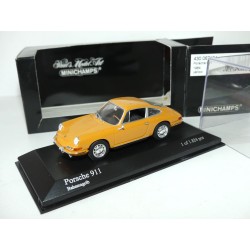 PORSCHE 911 COUPE 1964 Marron Orangé MINICHAMPS 1:43