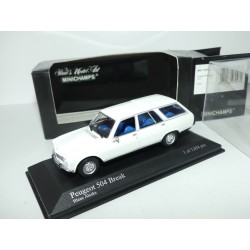 PEUGEOT 504 BREAK 1975 Blanc MINICHAMPS 1:43