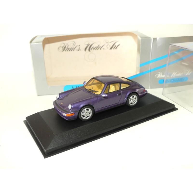 PORSCHE 911 CARRERA 2/4 964 1992 Violet MINICHAMPS 1:43