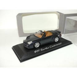 PORSCHE 911 TURBO CABRIOLET 996 2003 Gris Foncé MINICHAMPS 1:43