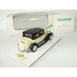 CITROEN C6G Berline 1931 Crème et Noir MINIROUTE 50 1:43 résine