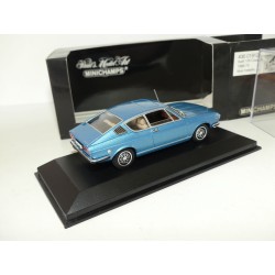 AUDI 100 COUPE S 1969-75 Bleu MINICHAMPS 1:43