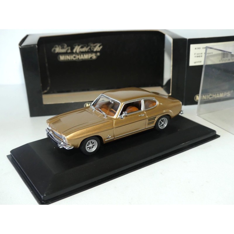 FORD CAPRI 1969 Gold MINICHAMPS 1:43