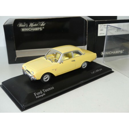 FORD TAUNUS SALOON 1960 Jaune MINICHAMPS 1:43