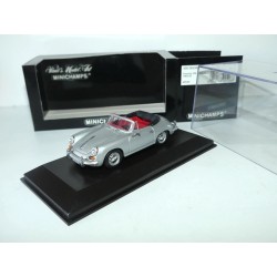 PORSCHE 356 C CABRIOLET 1963-65 Gris MINICHAMPS 1:43