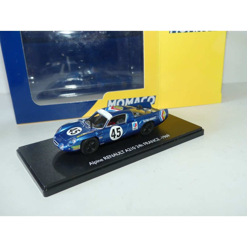 RENAULT ALPINE A210 N°45 LE MANS 1969 MOMACO MOM 118 1:43 