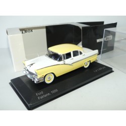 FORD FAIRLINE 1956 Blanc et Jaune WHITEBOX 1:43