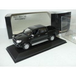 TOYOTA HILUX D-4D DOUBLE CABINE 2006 Noir MINICHAMPS 1:43