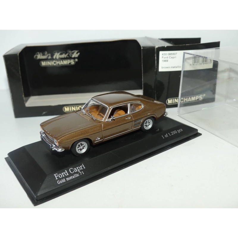 FORD CAPRI 1969 Marron MINICHAMPS 1:43