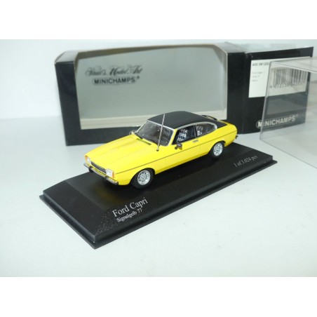 FORD CAPRI II 1974-77 Jaune MINICHAMPS 1:43