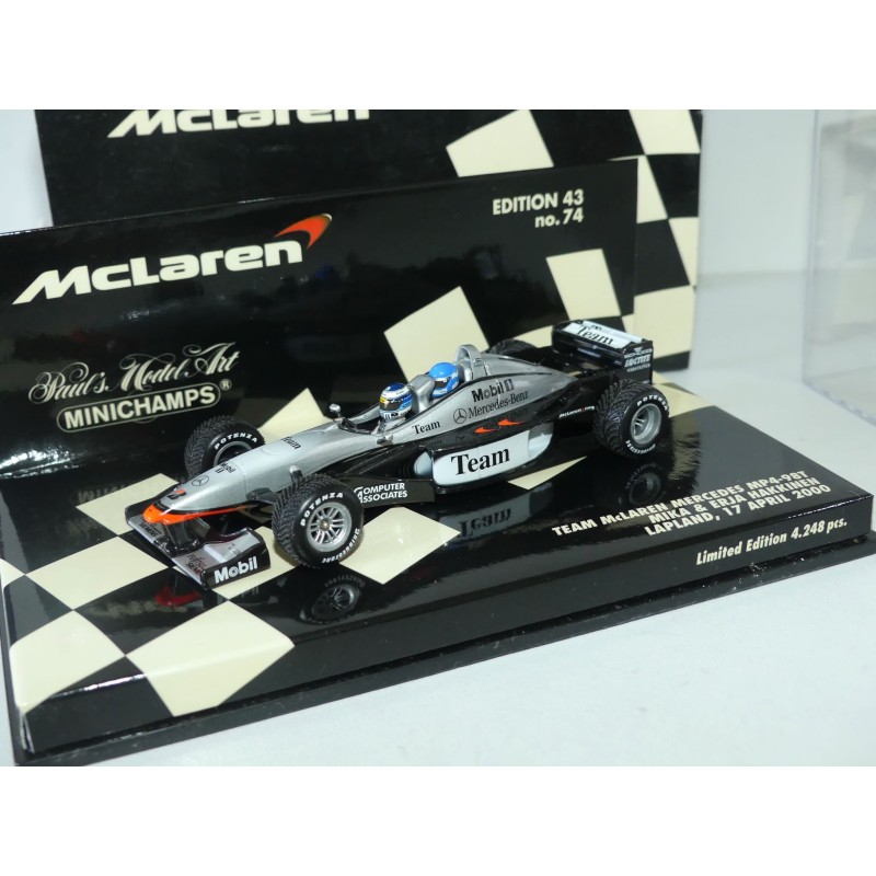 McLAREN MERCEDES MP4-98T M. HAKKINEN LAPLAND 2000 MINICHAMPS 1:43