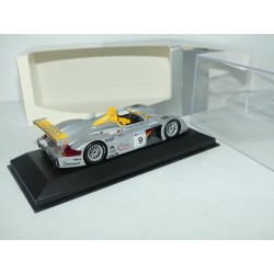 AUDI R8 NÂ°9 LE MANS 2000 MINICHAMPS 1:43 ArrivÃ©e 2Ã¨me 