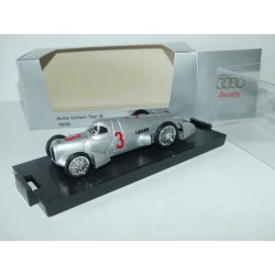 AUTO UNION TYPE B 1935 Voiture de Records H. STUCK BRUMM 1:43