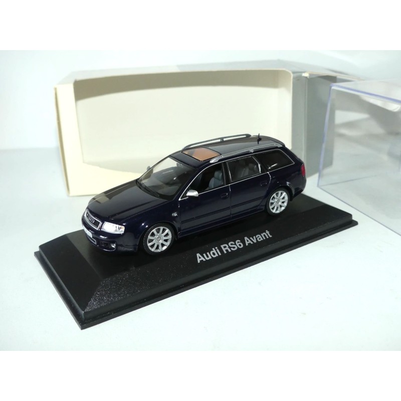 AUDI RS6 AVANT C5 Bleu Marine MINICHAMPS 1:43