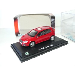 VW GOLF V GTi Rouge CARARAMA OLIEX 1:43 boite vitrine