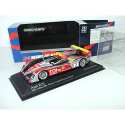 AUDI R10 TDi N°2 LE MANS 2008 MINICHAMPS 1:43 Arrivée 1er