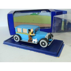 VOITURE TINTIN NÂ°04 CHECKER TAXI TINTIN EN AMERIQUE ATLAS 1:43