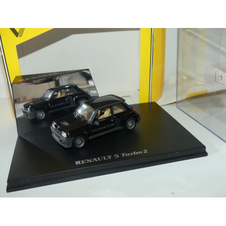 RENAULT 5 TURBO 2 Noir UNIVERSAL HOBBIES 1:43