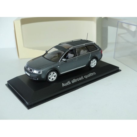 AUDI A6 ALLROAD Quattro I 2000 Gris Foncé MINICHAMPS 1:43