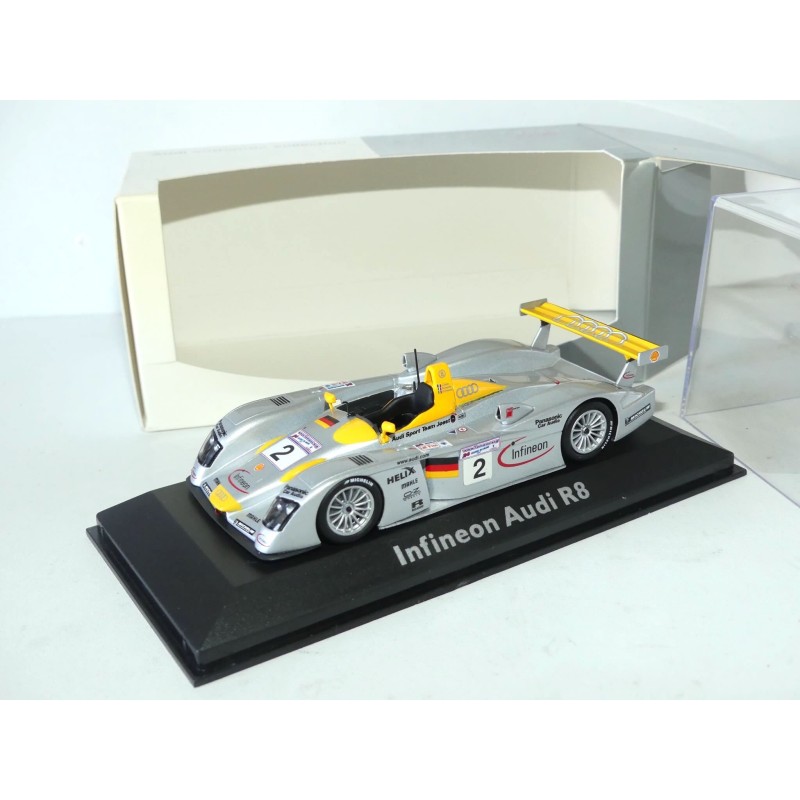 AUDI R8 N°2 LE MANS 2001 MINICHAMPS 1:43