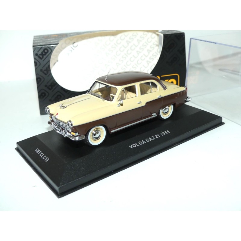 VOLGA GAZ 21 1955 Beige et Marron IXO REPCLC10 1:43