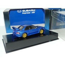 SUBARU IMPREZA 22 B Bleu AUTOART 1:43