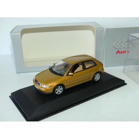 AUDI A3 8L Phase 1 3 Portes 1996 Gold MINICHAMPS 1:43