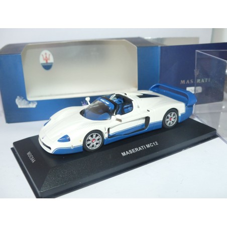 MASERATI MC12 Blanc et Bleu IXO MOC044 1:43