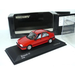 RENAULT 19 1992 Rouge MINICHAMPS 1:43