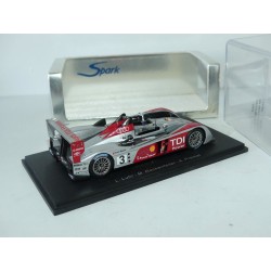 AUDI R10 TDi N°3 LE MANS 2007 SPARK S0683 1:43