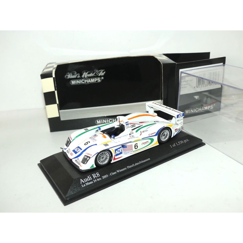 AUDI R8 N°6 LE MANS 2003 MINICHAMPS 1:43