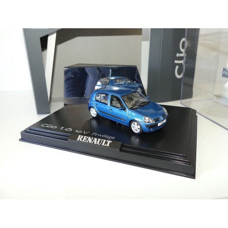 RENAULT CLIO II Phase 2 PRIVILEGE 1.6 16V 2001 Bleu NOREV 1:43