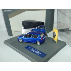 RENAULT CLIO SPORT RS 2.0 16V Jean RAGNOTTI 2002 Bleu UNIVERSAL HOBBIES 1:43