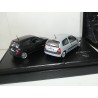 RENAULT CLIO II Phase 2 SPORT 2.0 16V 2001 Noir ET PRIVILEGE 3 Portes Gris UNIVERSAL HOBBIES 1:43