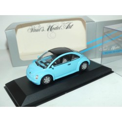 VW NEW BEETLE CONCEPT CAR SALOON 1994 Bleu MINICHAMPS 1:43