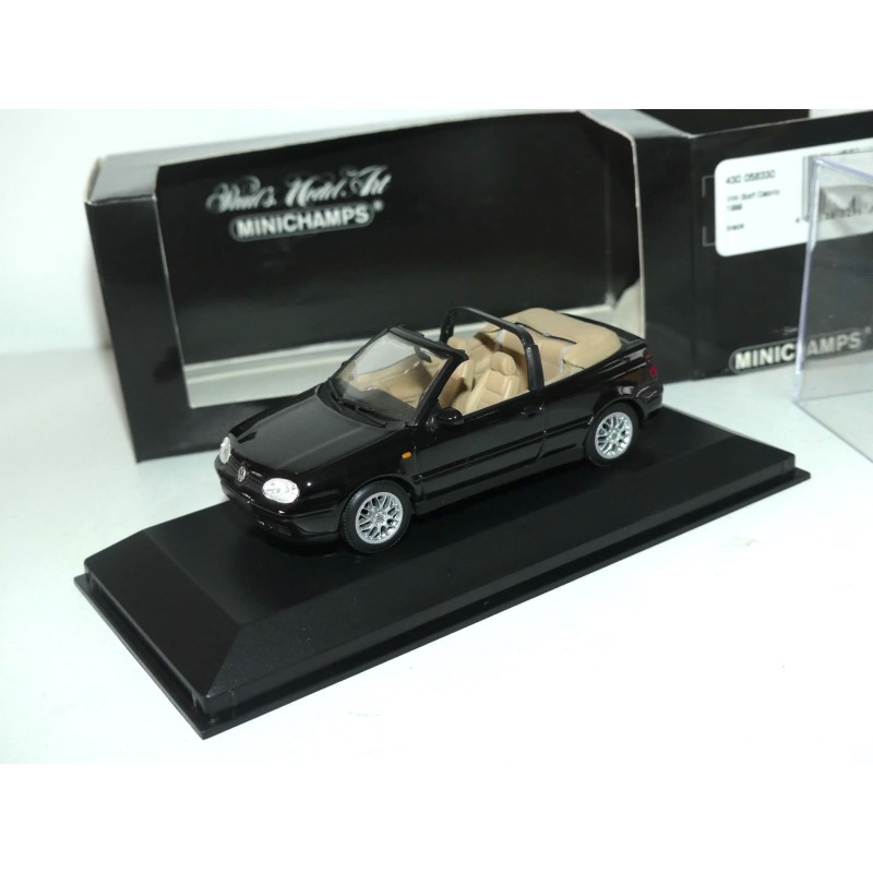 VW GOLF CABRIOLET IV Noir MINICHAMPS 1:43