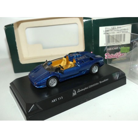 LAMBORGHINI DIABLO ROADSTER Bleu DETAILCARS ART 113 1:43