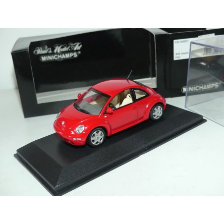 VW NEW BEETLE Rouge MINICHAMPS 1:43