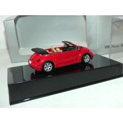 VW NEW BEETLE CABRIOLET Rouge AUTOART 1:43