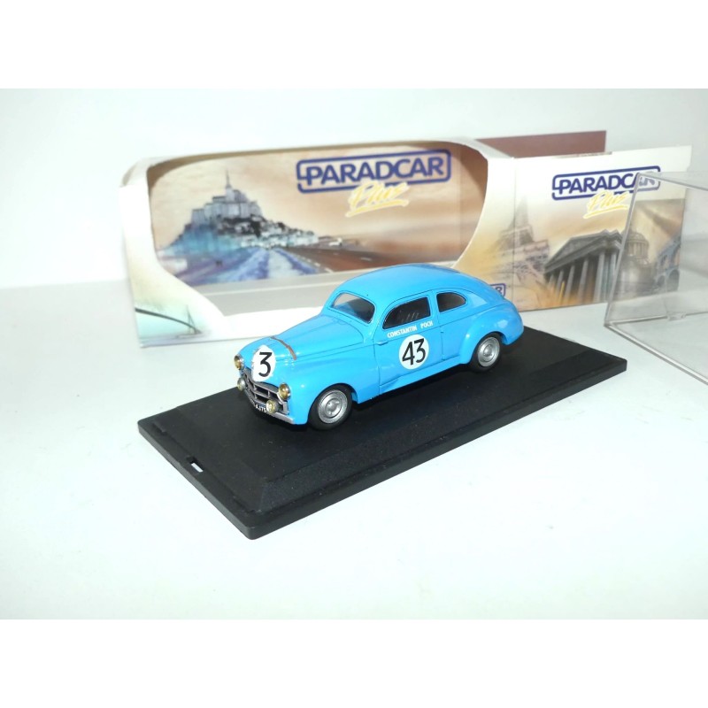 PEUGEOT 203 N°43 LE MANS 1952 PARADCAR 114 1:43