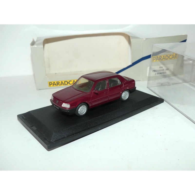 PEUGEOT 309 PHASE 1 4 PORTES Bordeaux PARADCAR 056 1:43