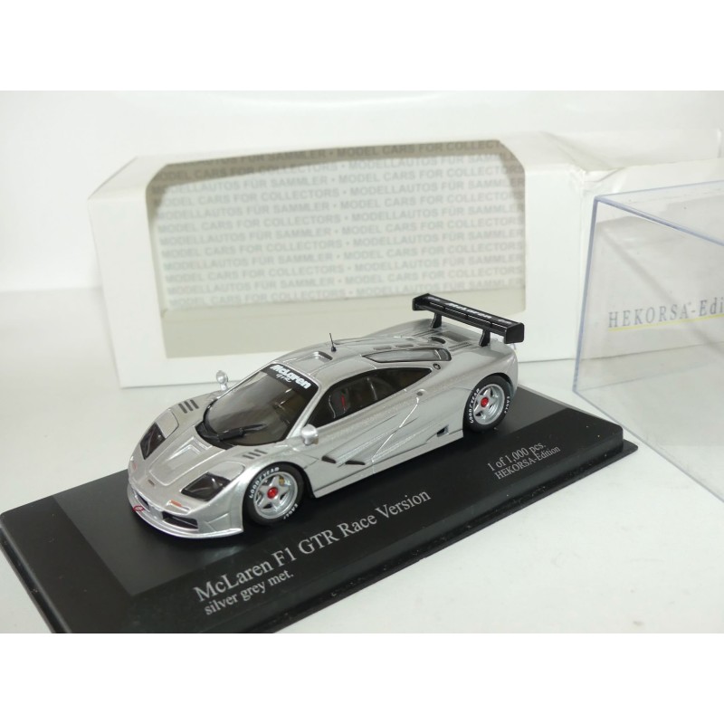 McLAREN F1 GTR RACE VERSION Gris HEKORSA IXO HE010D 1:43