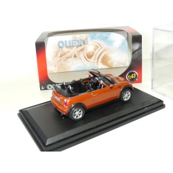 BMW MINI COOPER CABRIOLET Marron OLIEX CARARAMA 1:43 boite vitrine