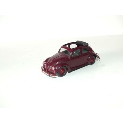 VW COCCINELLE TOIT OUVERT 1947 Bordeaux VITESSE 1:43 sans boite