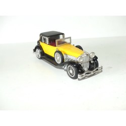 DUESEMBERG 1921 Coupe de ville Jaune DUGU MINIAUTOTOYS 1:43 sans boite